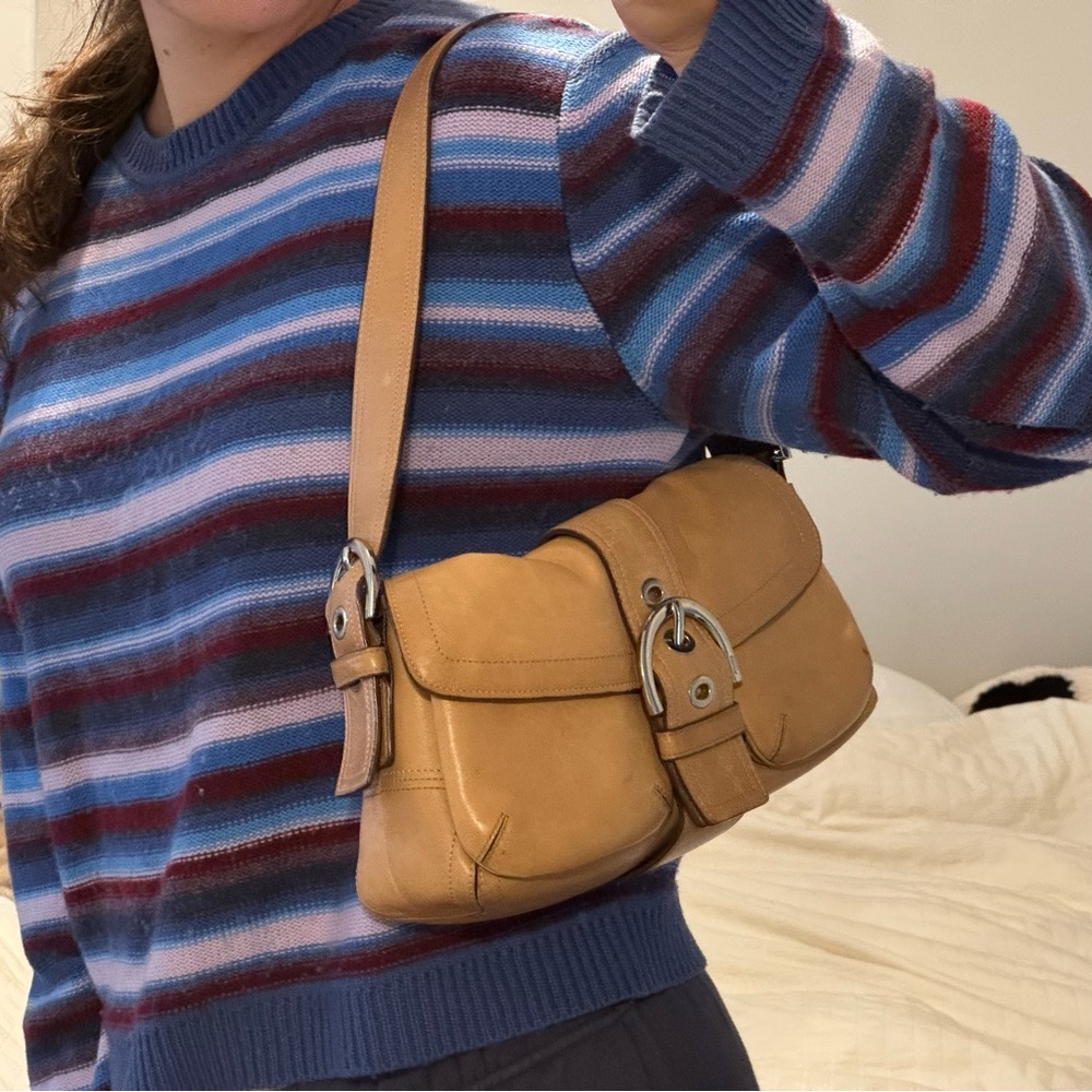 Coach Leather Shoulder Bag